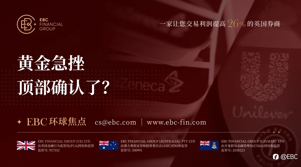 EBC环球焦点|黄金急挫，顶部确认了？