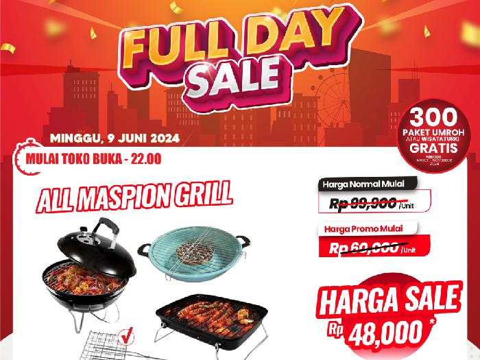 Panggangan Murah Meriah Mulai Rp 48 Ribu Cuma di Transmart Full Day Sale