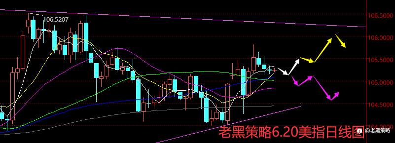 老黑策略：6.20外汇、黄金、原油分析策略