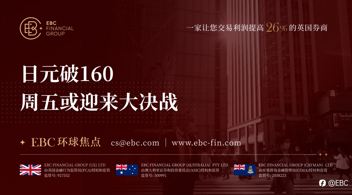 EBC环球焦点|日元破160 周五或迎来大决战