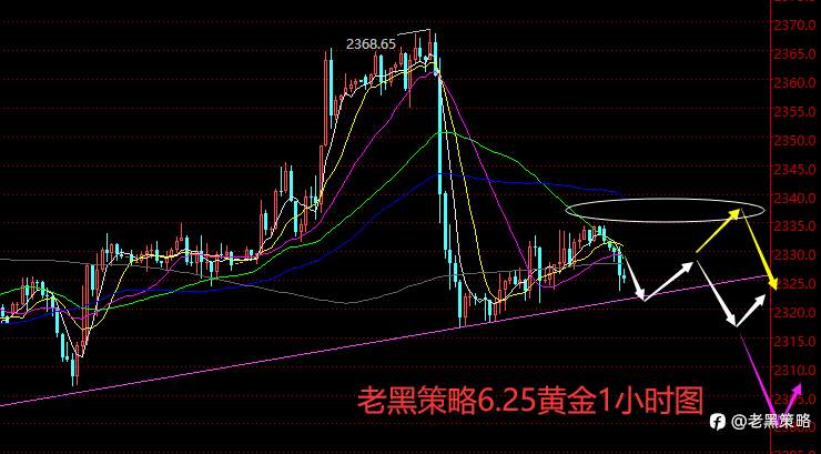 老黑策略：6.25外汇、黄金、原油分析策略