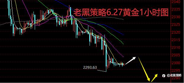 老黑策略：6.27外汇、黄金、原油分析策略