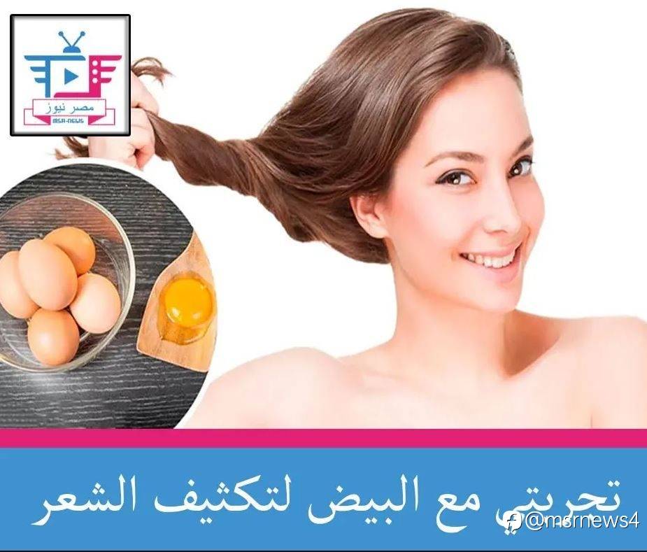 تجربتي مع البيض لتكثيف الشعر