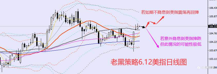 老黑策略：6.12外汇、黄金、原油分析策略