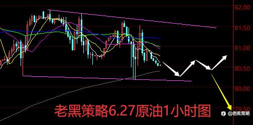 老黑策略：6.27外汇、黄金、原油分析策略