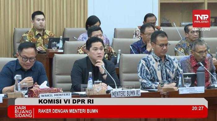 Malam-malam Erick Thohir Sambangi DPR, Minta Suntikan Rp 44,24 T buat BUMN