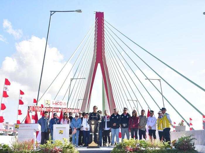 Jembatan Pulau Balang Diresmikan Jokowi, Balikpapan ke IKN Hemat Satu Jam!