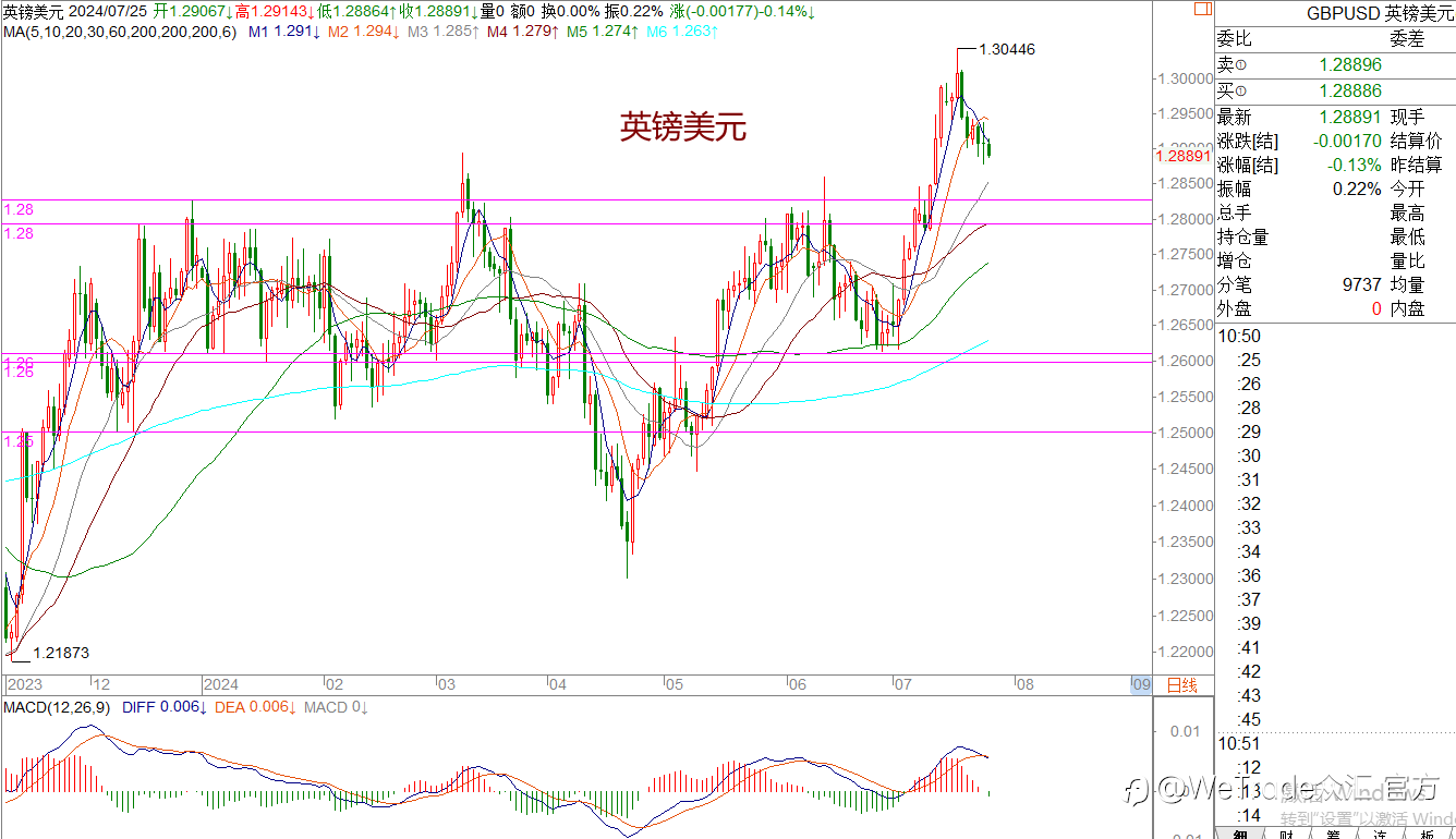 WeTrade 每日汇评>>王萍-策略分析:非美宽幅震荡运行