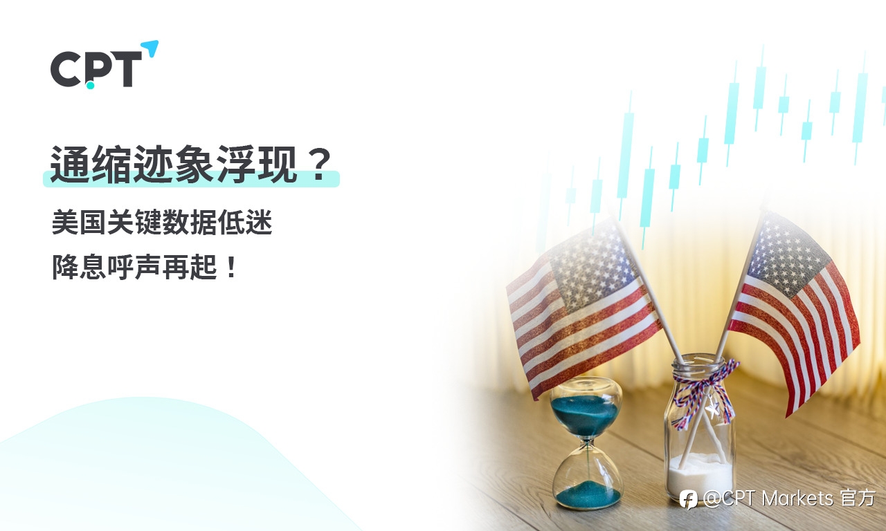 CPT Markets 外汇评析：通缩迹象浮现?美国关键数据低迷，降息呼声再起!