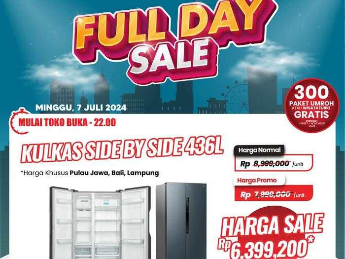 Beli Kulkas 2 Pintu di Transmart Full Day Sale Diskon Rp 2,6 Juta