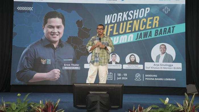 Erick Thohir Dorong Influencer BUMN Kuasai Digital di Workshop ke-10 Jabar