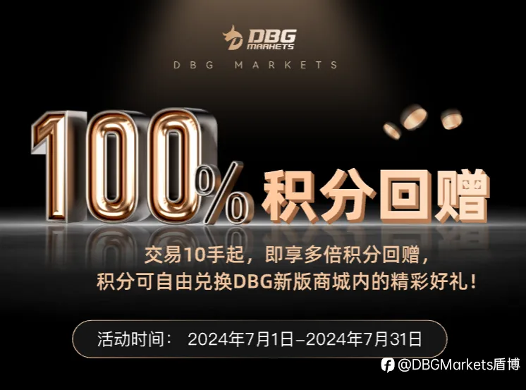 积分翻倍,交易不停: DBG Markets100%积分回赠特别活动