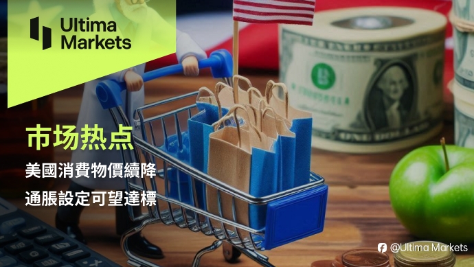 Ultima Markets:【市场热点】美国消费物价续降,通胀设定可望达标