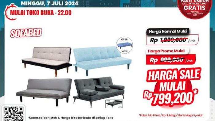 Sofabed Cuma Rp 700 Ribuan di Transmart Full Day Sale!