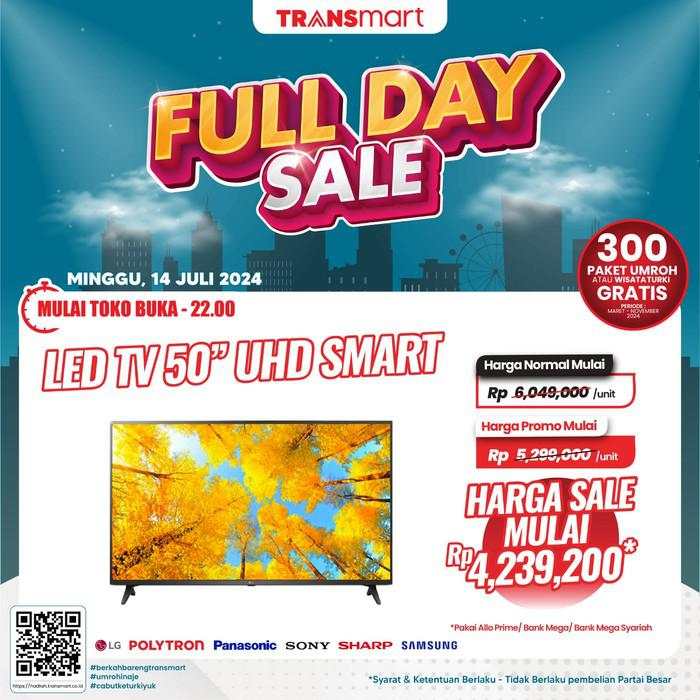 TV LED 65 Inch Diskon Rp 3 Jutaan di Transmart Full Day Sale!