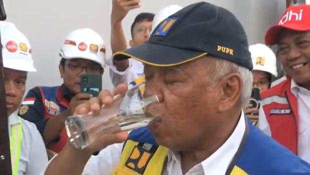 Air di IKN Bisa Langsung Diminum! Basuki Buktikan Sendiri