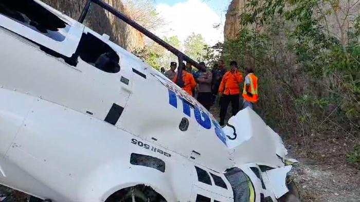 Tali Layangan Biang Kerok Helikopter Jatuh di Bali, Operator Lapor Kemenhub