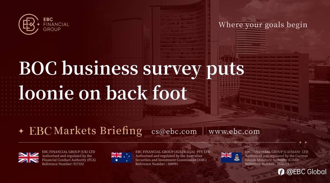 EBC Markets Briefing | BOC business survey puts loonie on back foot