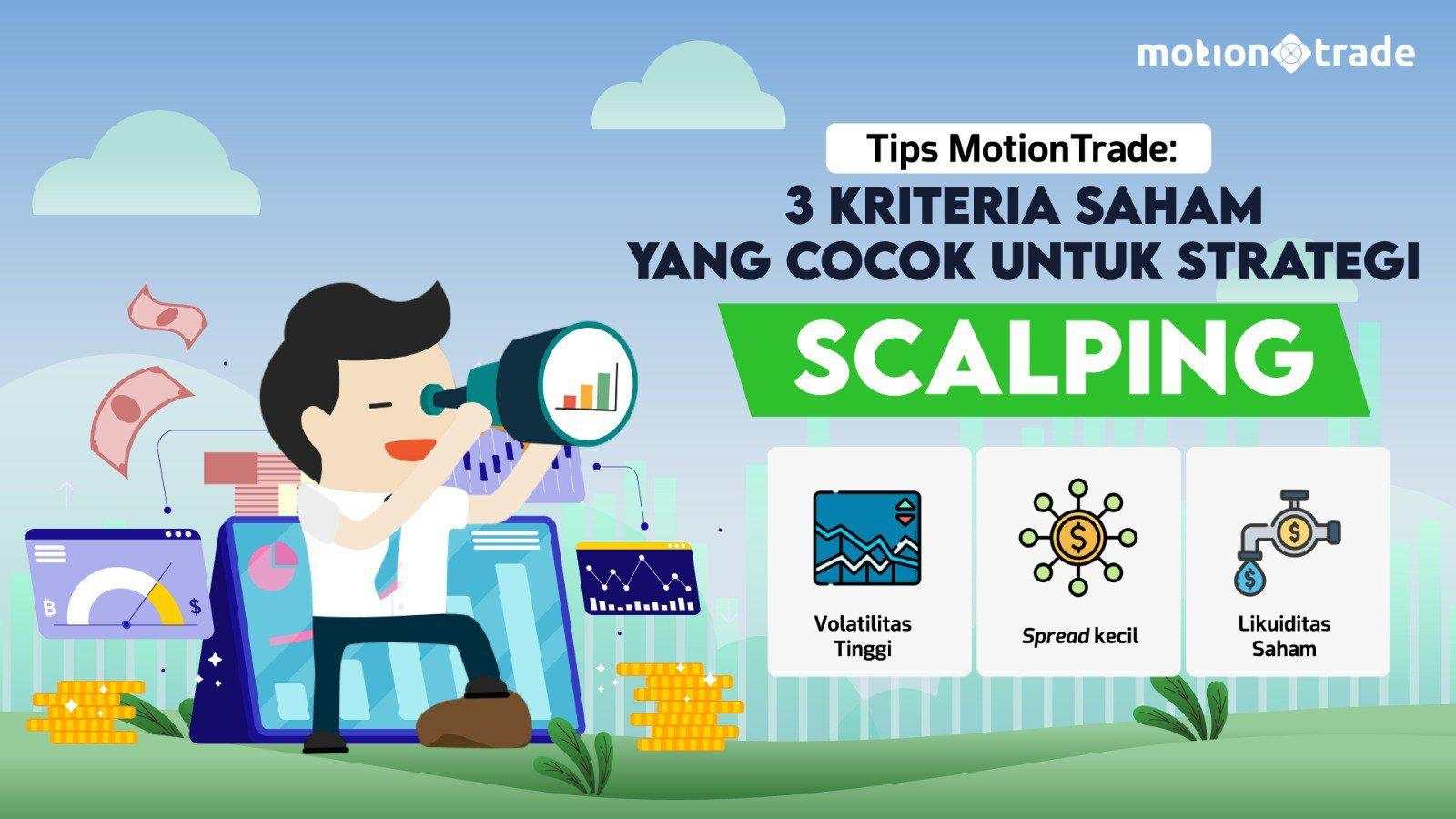 Tips MotionTrade: Tiga Kriteria Saham yang Cocok untuk Strategi Scalping