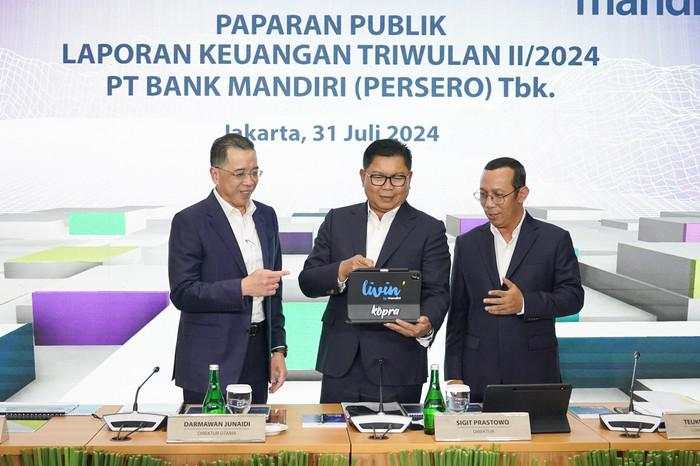 Penyaluran Kredit Bank Mandiri Tembus Rp 1.532 T di Kuartal II 2024