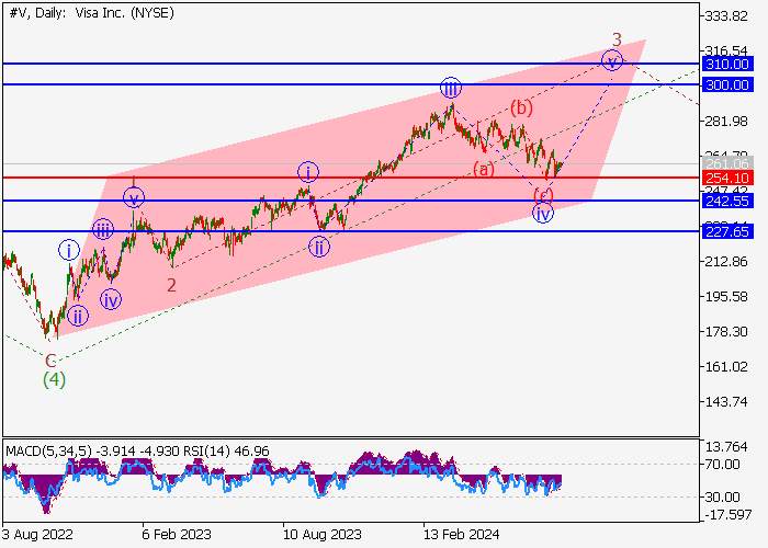 VISA INC.: WAVE ANALYSIS
