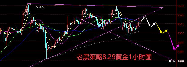 老黑策略:8.29外汇、黄金、原油分析策略