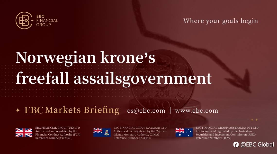 EBC Markets Briefing | Norwegian krone’s freefall assails government