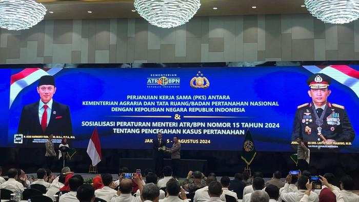 AHY Gandeng Polri buat Geber Pemberantasan Mafia Tanah