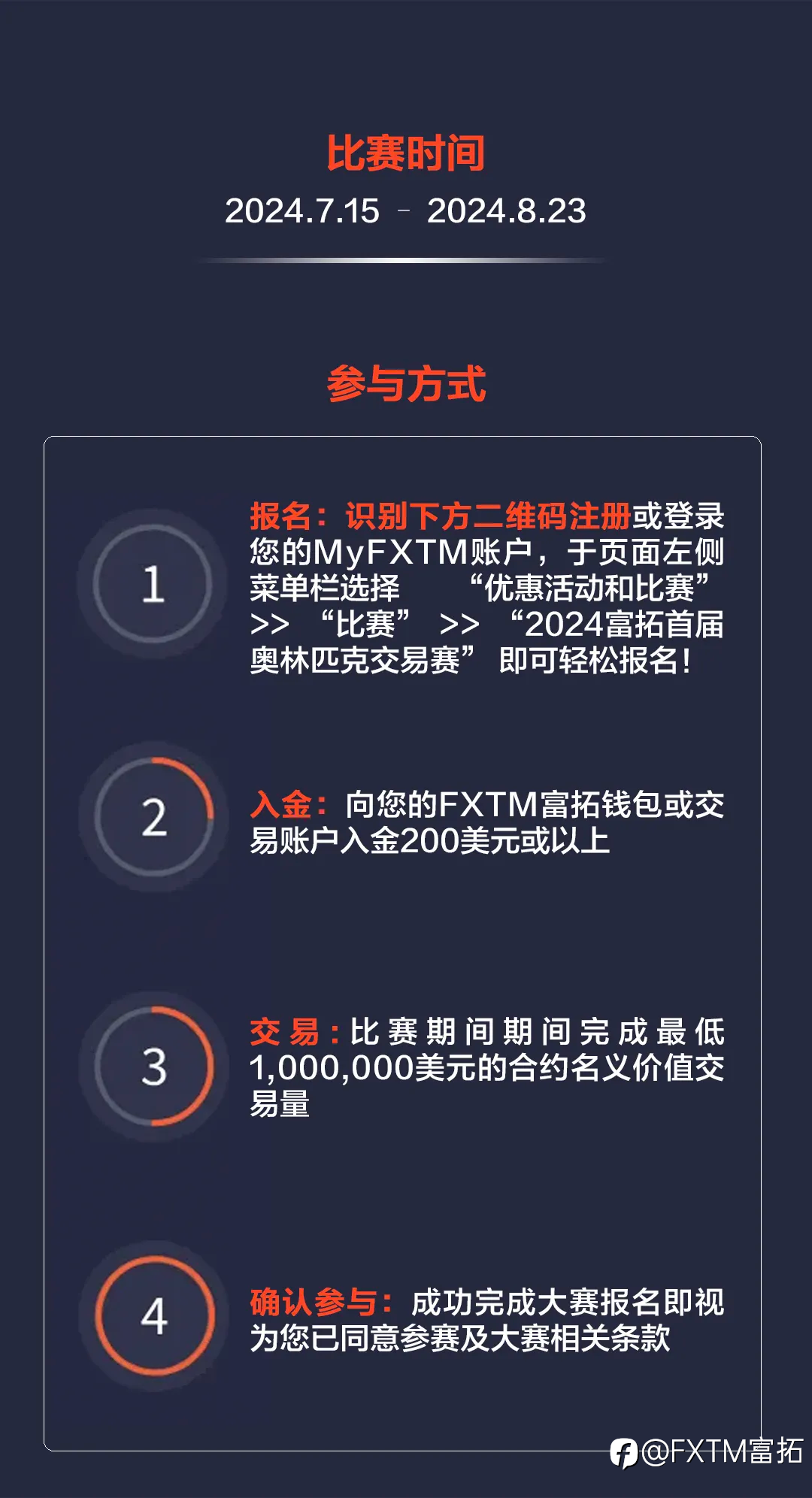精彩活动 | 富拓首届奥林匹克交易赛巅峰竞技，荣耀对决，赢取高达18,000美元！