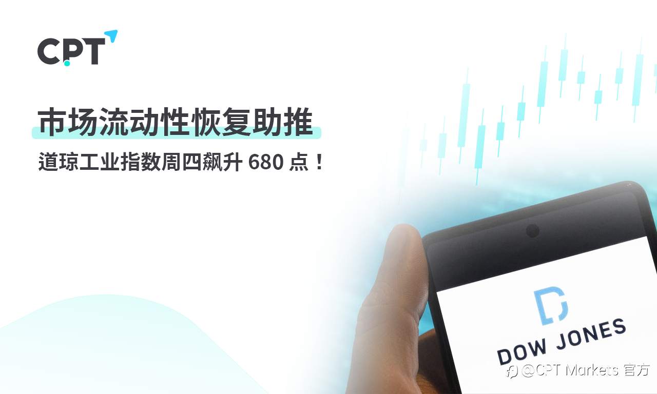 CPT Markets 外汇评析：市场流动性恢复助推，道琼工业指数周四飙升 680 点!