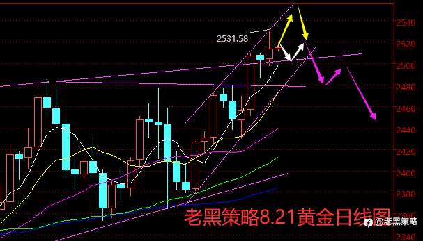 老黑策略：8.21外汇、黄金、原油分析策略