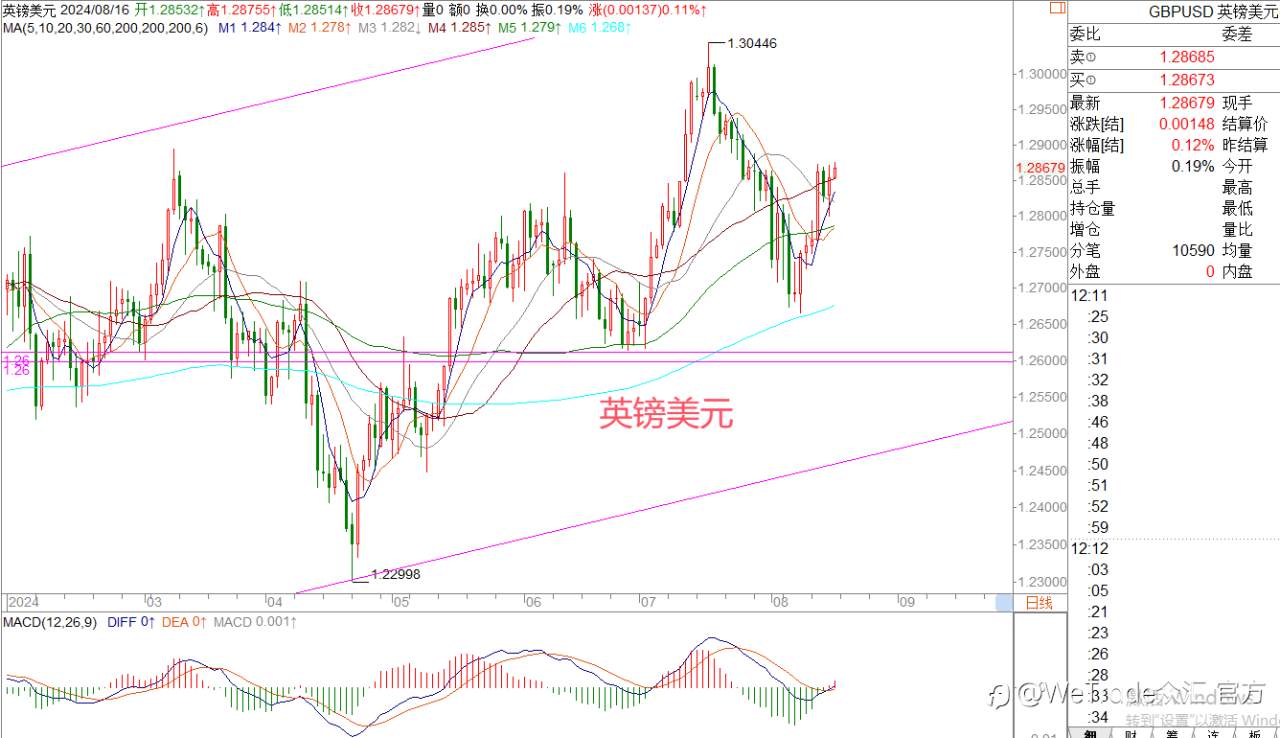 WeTrade 每日汇评>>王萍-策略分析：英镑日内关注震荡低多机会