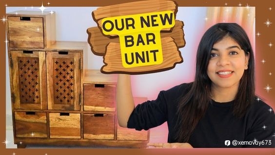 Solid Sheesham Wood Furniture Review ! Wooden Bar ! Online Furniture Shopping ! SARAF Furniture