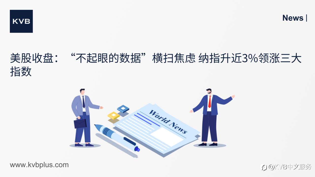 🚨美股收盘:“不起眼的数据”横扫焦虑 纳指升近3%领涨三大指数 📈