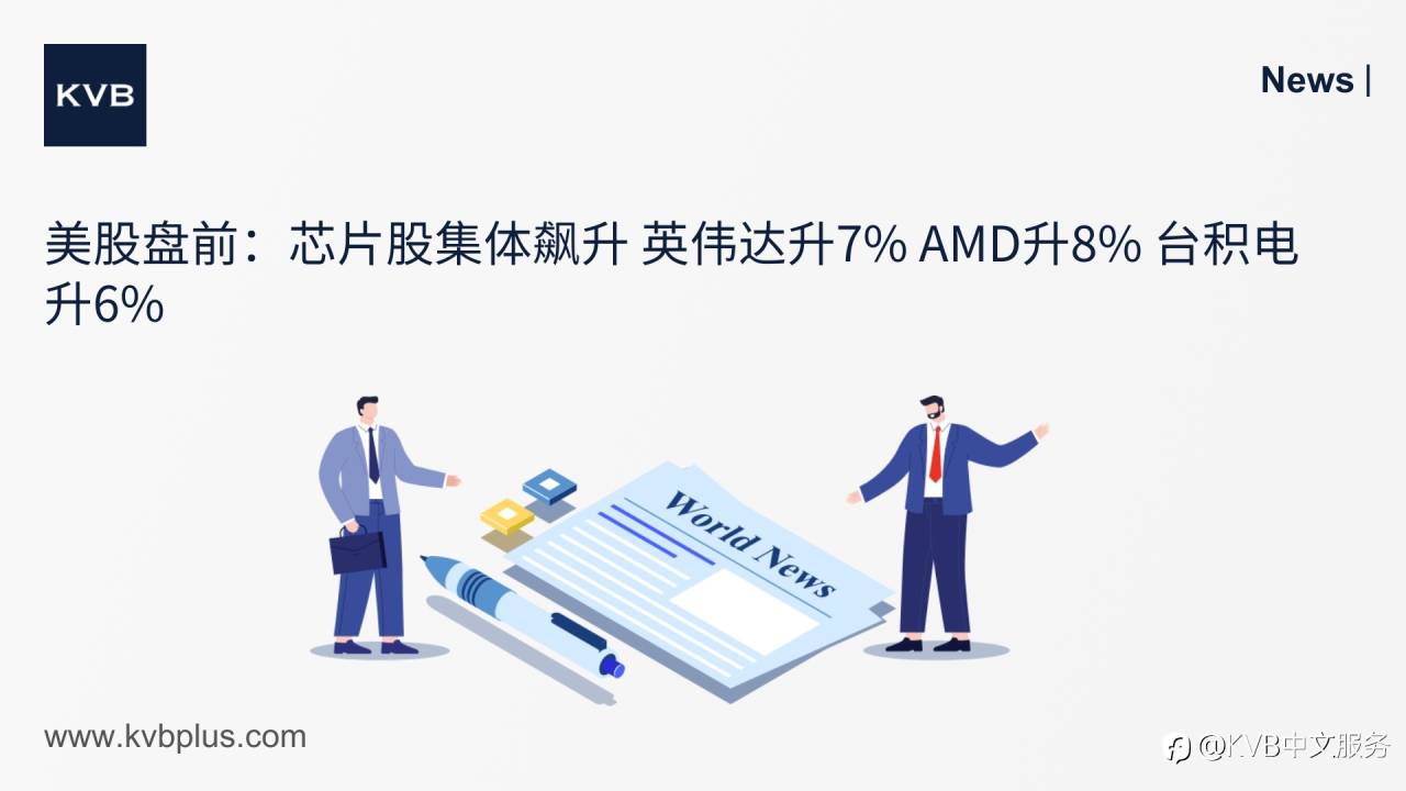 🚨美股盘前:芯片股集体飙升 英伟达升7% AMD升8% 台积电升6% 📈