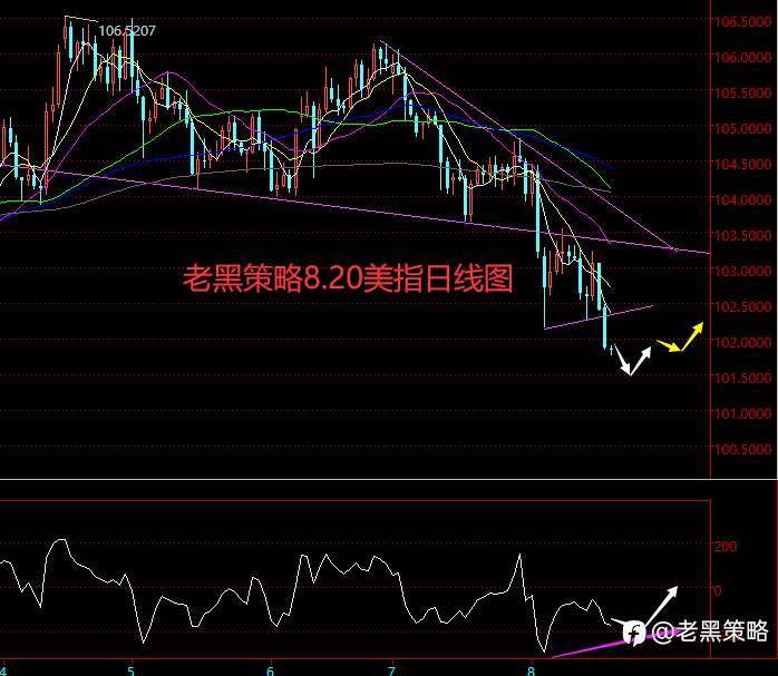 老黑策略：8.20外汇、黄金、原油分析策略