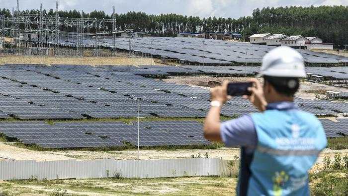 Potret PLTS yang Bakal Pasok Listrik untuk Upacara HUT RI di IKN