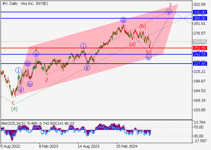 VISA INC.: WAVE ANALYSIS