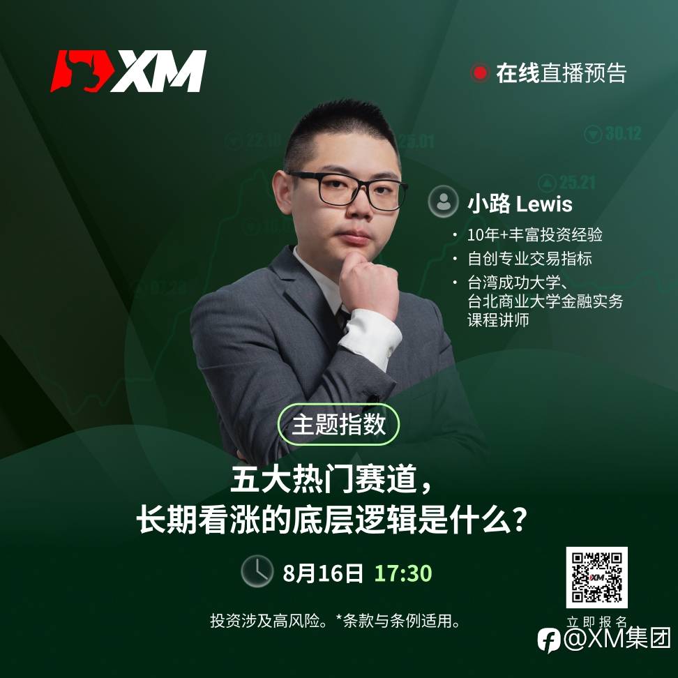|XM| 中文在线直播讲座，今日预告（8/15）