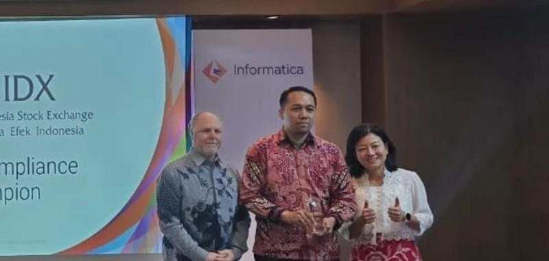 BEI Raih Penghargaan Risk & Compliance Champion dari Informatica