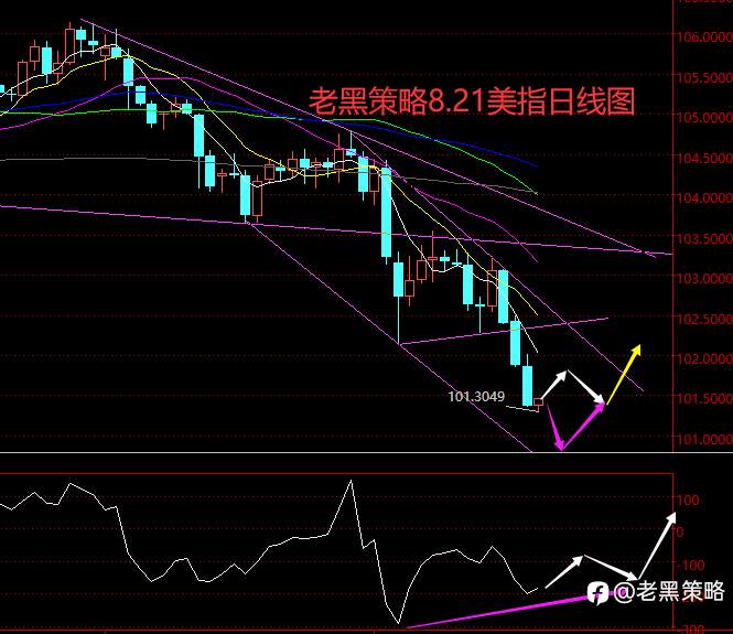 老黑策略：8.21外汇、黄金、原油分析策略