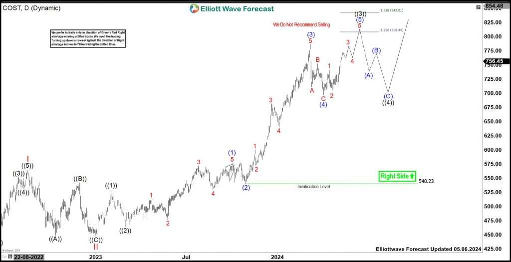 COST (Costco Wholesale) Should Pull Back Before Rally Resume