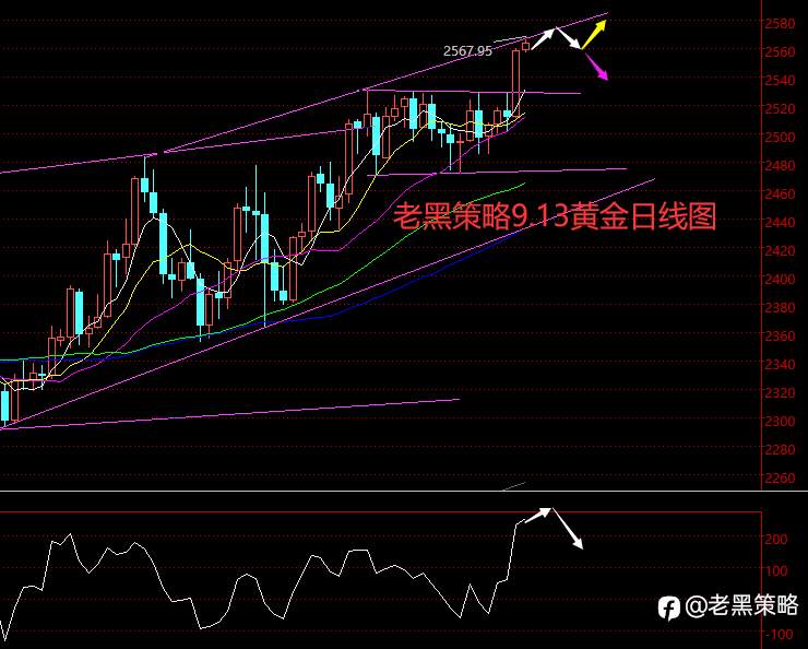 老黑策略：9.13外汇、黄金、原油分析策略