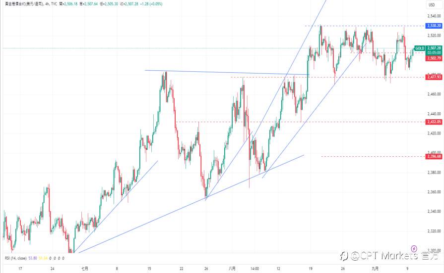 CPT Markets 黄金与原油评析：美国 CPI 指数备受关注，金价上涨！墨西哥湾暂停部分原油生产，原油价格承压！