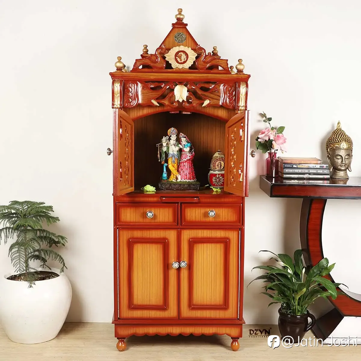 Why Should You Choose a Kutustha Floor Rested Pooja Mandir with Door for Your Home?