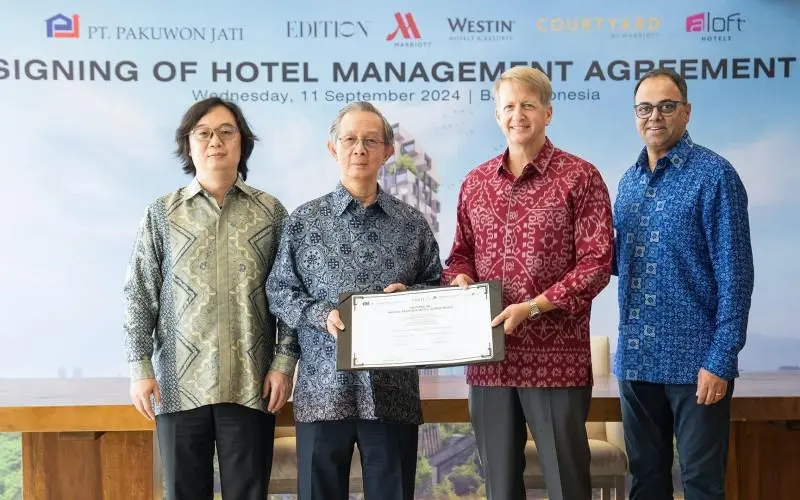 Gandeng Marriott International, Pakuwon Jati (PWON) Bangun Lima Hotel Baru