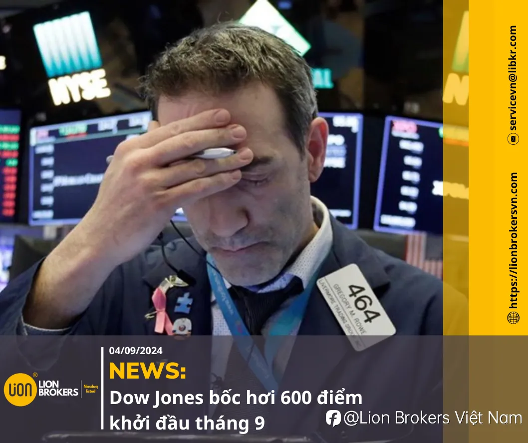 NEWS: DOW JONES BỐC HƠI 600 ĐIỂM KHỞI ĐẦU THÁNG 9