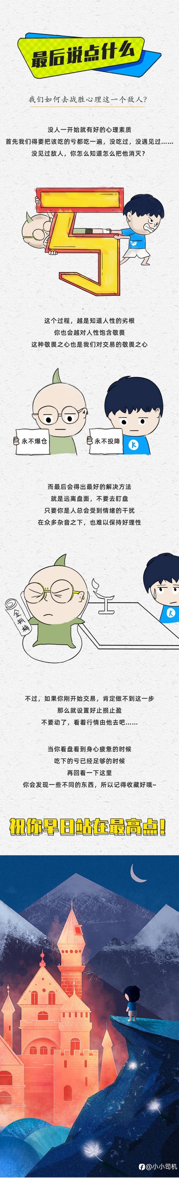 漫画分享:交易者如何战胜心理波动