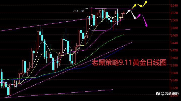 老黑策略:9.11外汇、黄金、原油分析策略