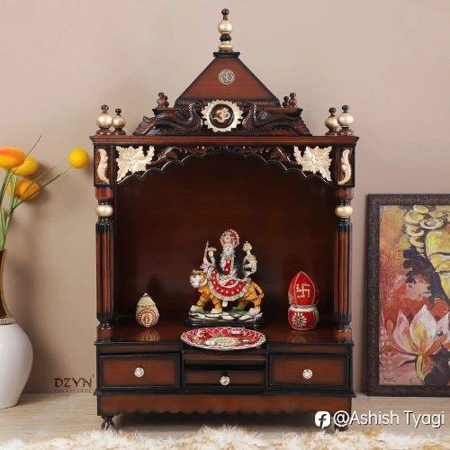 Creating a Sacred Space at Home: The Beauty of the Pooja Graham Pooja Mandir Brown